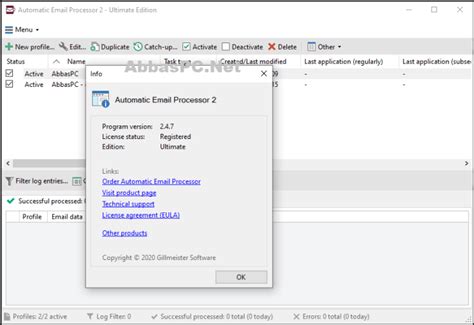 Automatic Email Processor Ultimate 2.5.4 with Serial Key